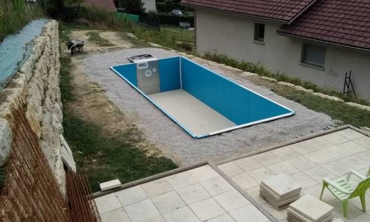 Création de piscine - Val-de-Virieu - N.P Maçonnerie